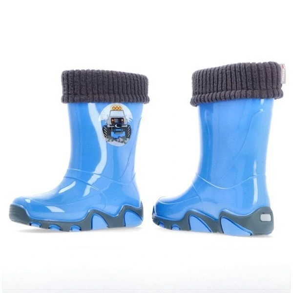 Dětské zateplené holínky Demar Stormer Lux 0402 A světle modré