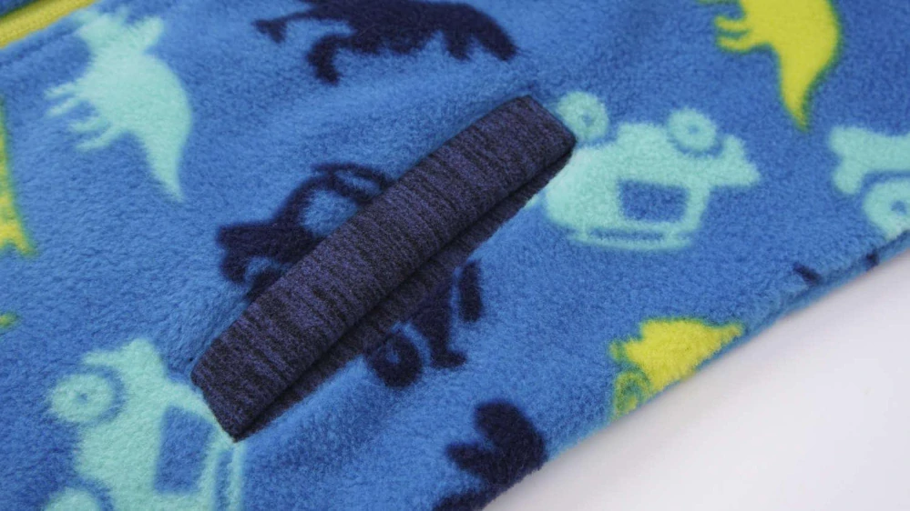 Chlapecká vesta flísová Kugo FM9702 světle modrá