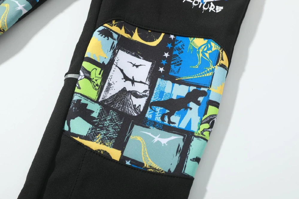 Chlapecké softshellové kalhoty zateplené Kugo HK5053 černé