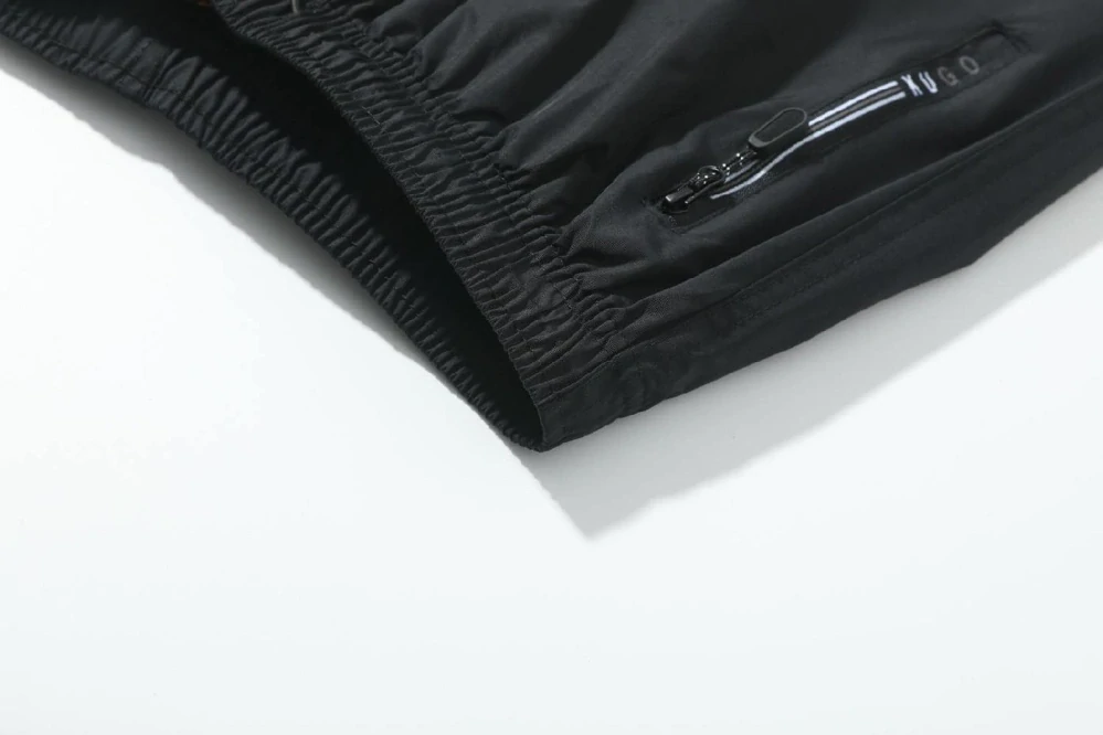 Dětské zateplené šusťákové kalhoty Kugo DK8505 černé