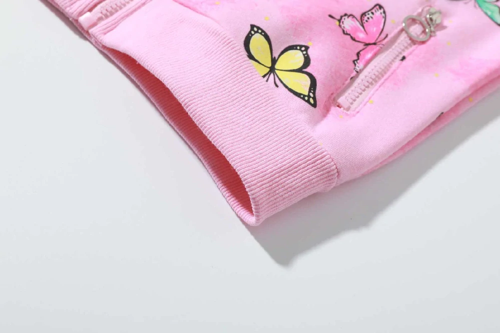 Teplá dívčí mikina Kugo GM9770 růžová