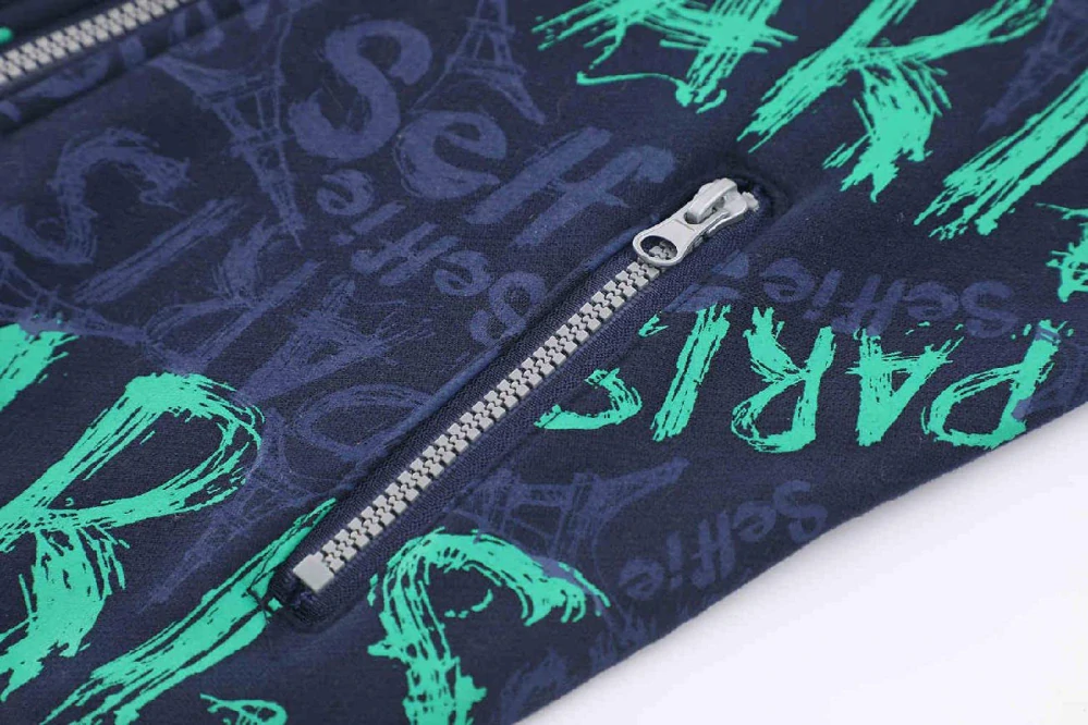 Teplá chlapecká mikina Kugo FM0366 tmavě modrá