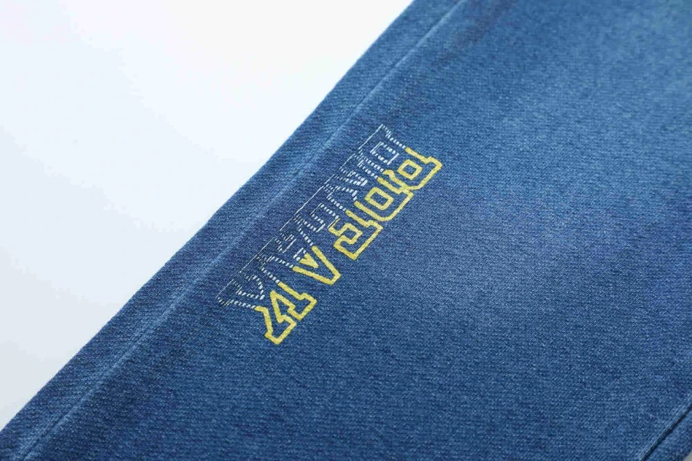 Chlapecké riflové tepláky - kalhoty Kugo CK0934 modré