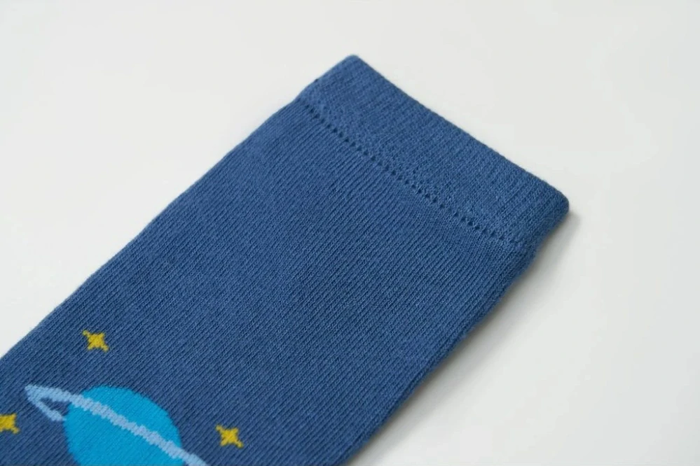 Chlapecké kamaše Wolf & Wolfie P2518 modrá / motiv vesmír