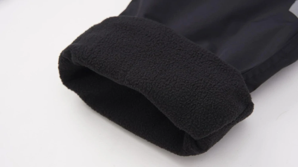 Dívčí šusťákové kalhoty zateplené Kugo DK8235 tmavě modrá / růžový zip