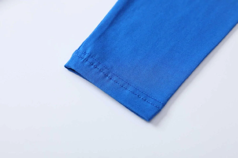 Chlapecké tričko dlouhý rukáv Kugo DT9421 středně modré