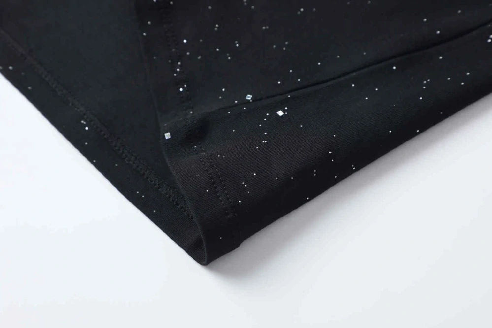 Dívčí tričko dlouhý rukáv Kugo ST3623 černé