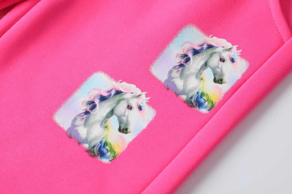 Teplé dívčí tepláky Kugo PT2502 růžové