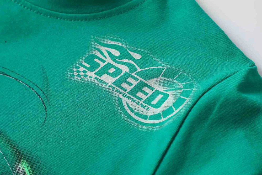 Chlapecké tričko dlouhý rukáv Kugo XC1302 zelené