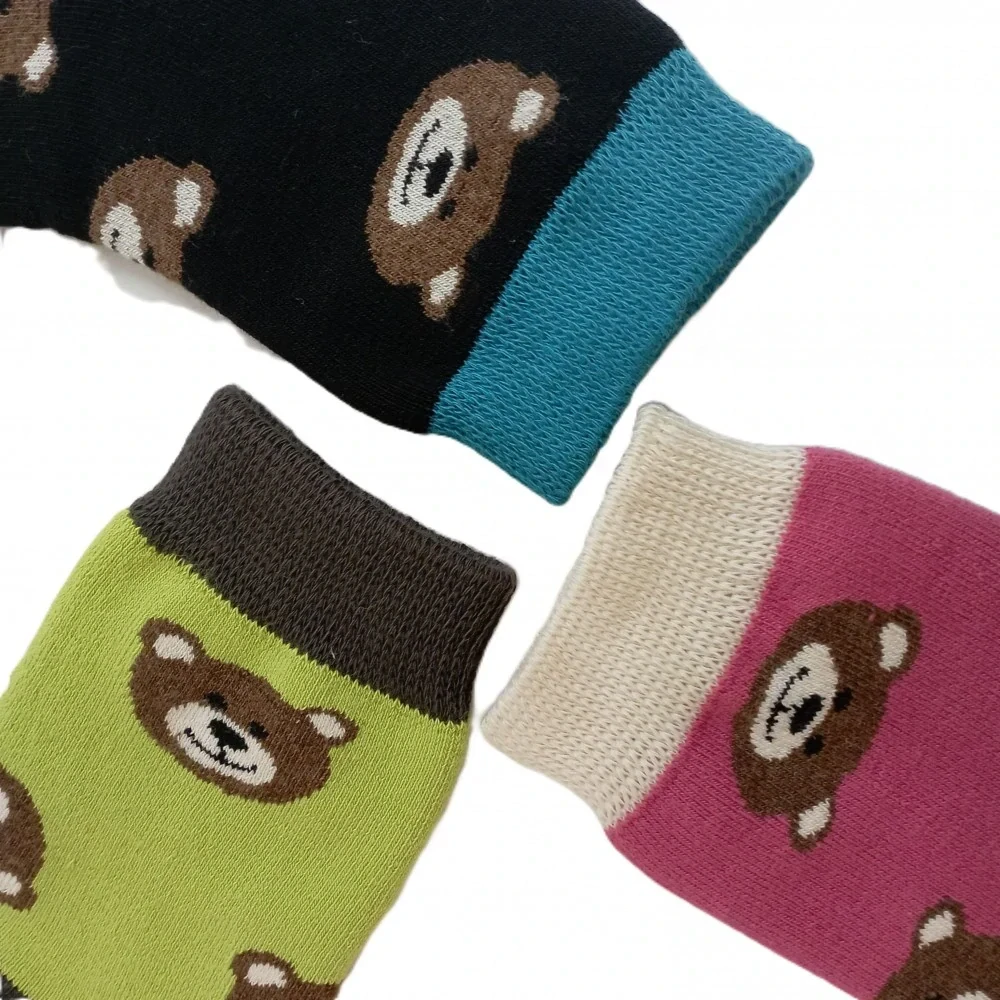 Dětské zimní termo ponožky Trepon Bear zelené