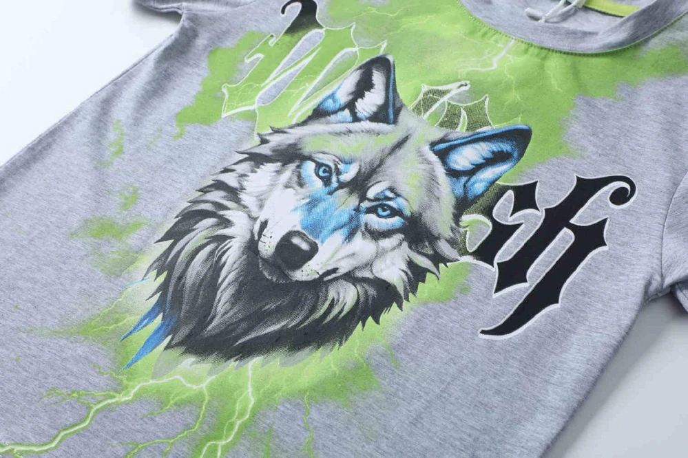 Chlapecké tričko krátký rukáv Kugo DC9410 šedý melír