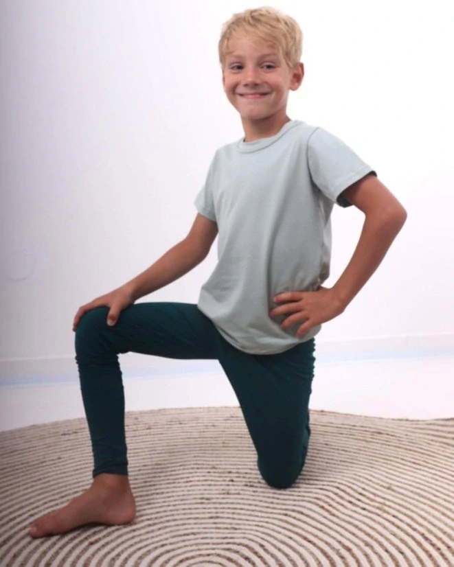 Dětské legíny Jožánek lahvově zelené