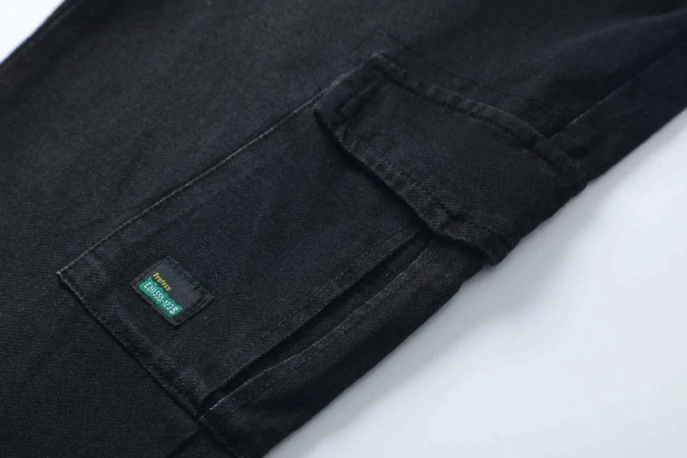 Chlapecké riflové tepláky - kalhoty Kugo CK0935 černé