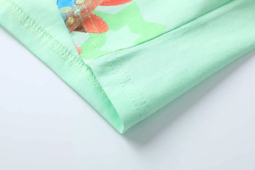 Chlapecké tričko krátký rukáv Kugo FC0369 zelené s dinem