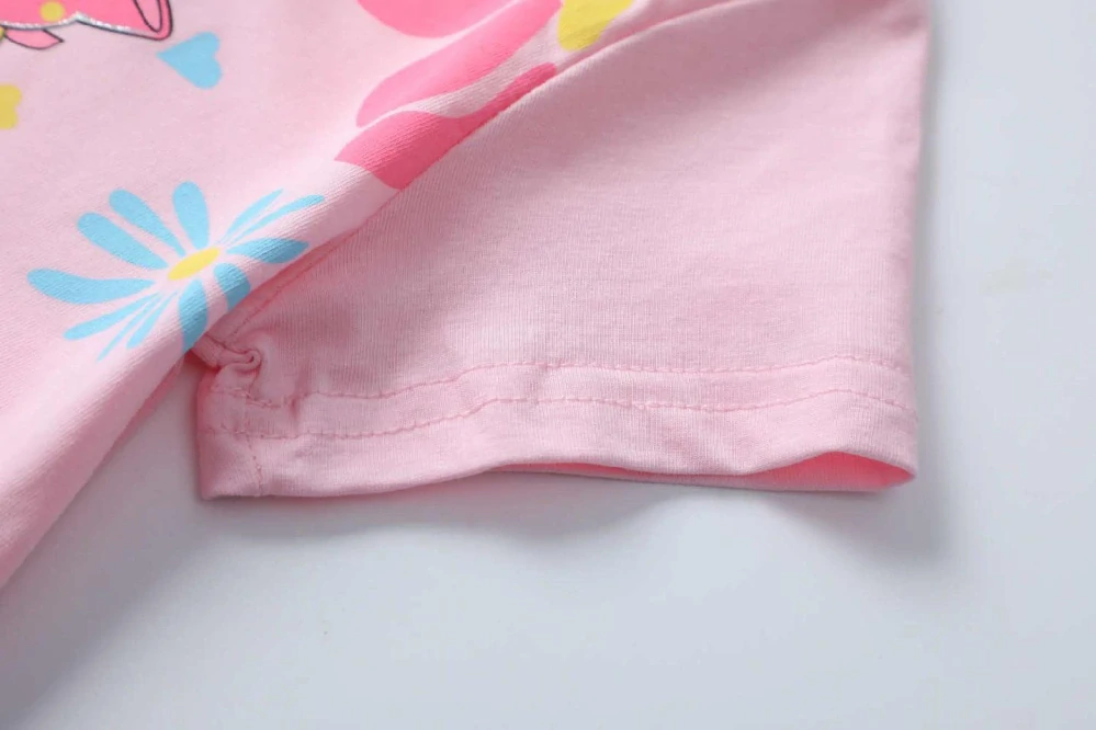 Dívčí tričko krátký rukáv Kugo FC1107 fialové se sovičkou