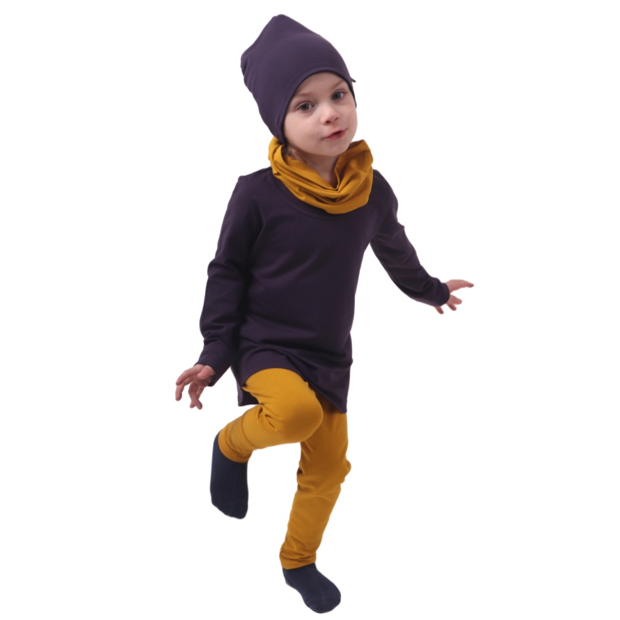 Dětské legíny JOŽÁNEK hořčicové