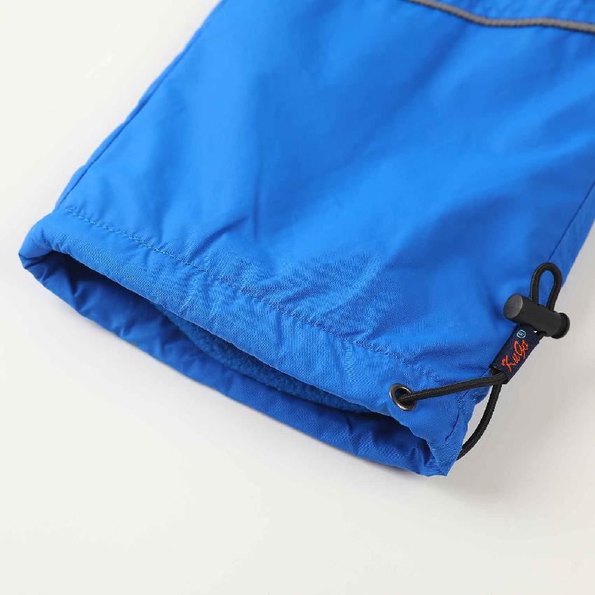 Chlapecké zateplené šusťákové kalhoty KUGO DK7121, tmavě šedé