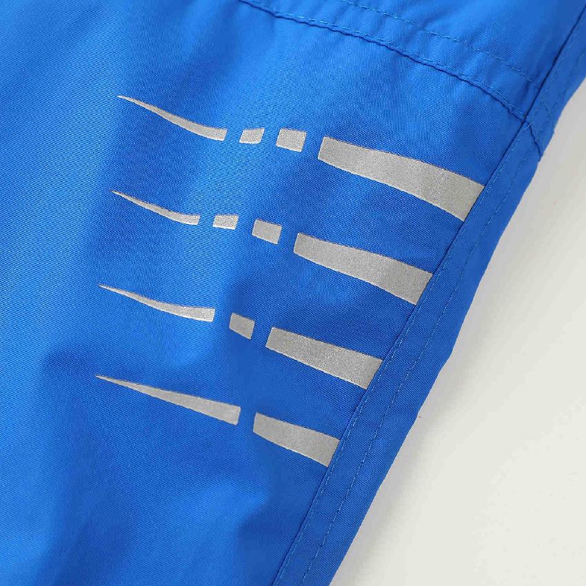 Chlapecké zateplené šusťákové kalhoty KUGO DK7121, modré