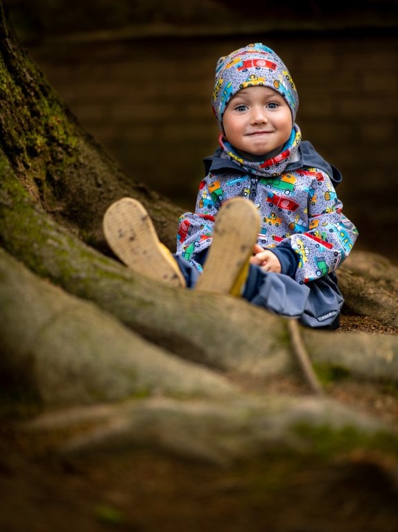 UNUO Dětská fleecová čepice Sport, ZOO na výletě