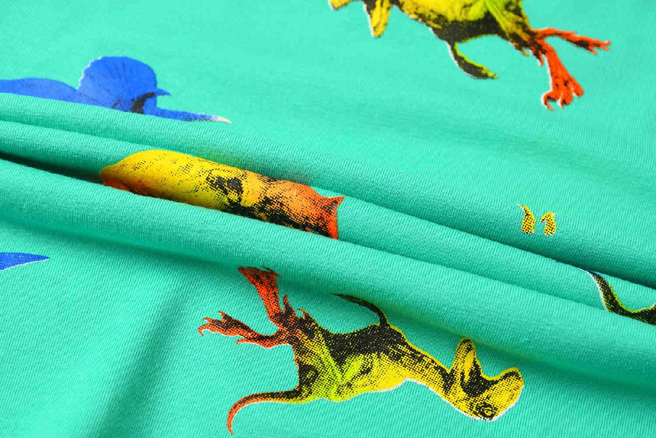 Chlapecké tričko kr.r. KUGO HC9279, zelenkavé