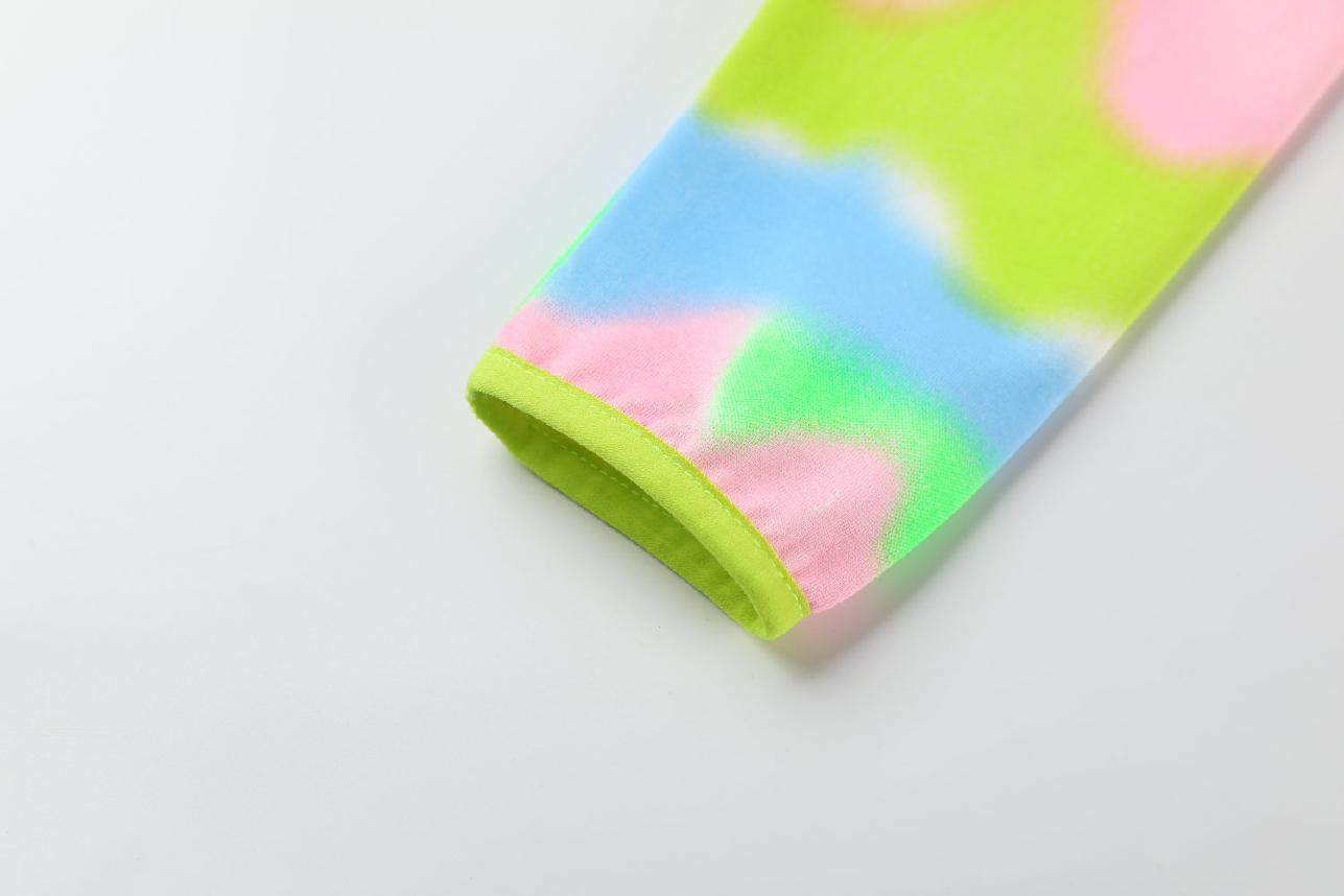 Dívčí mikina KUGO HM9268, zelená, vel. 116-146