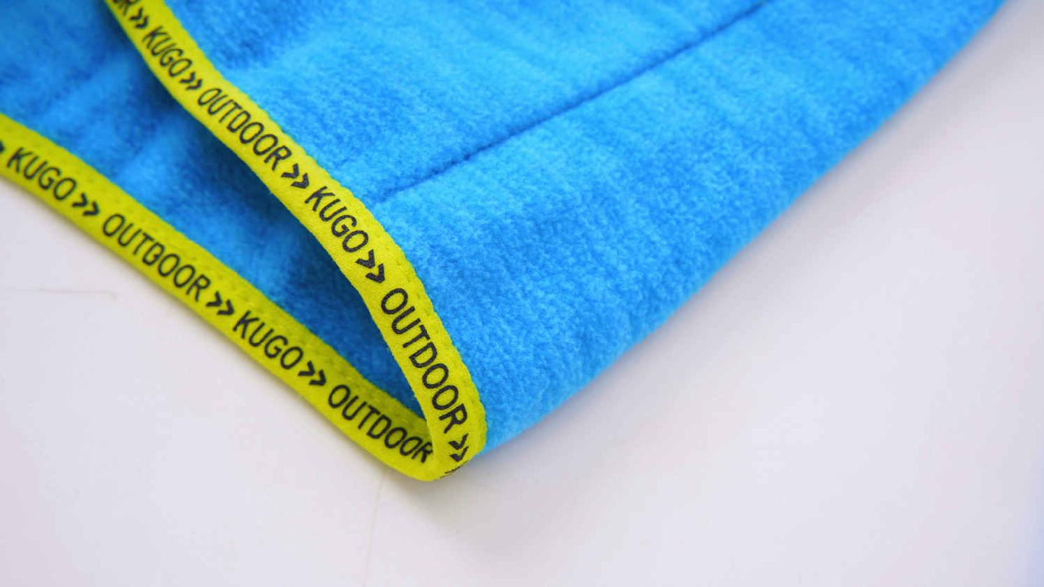 Chlapecká flísová mikina KUGO FM9707, tyrkysová