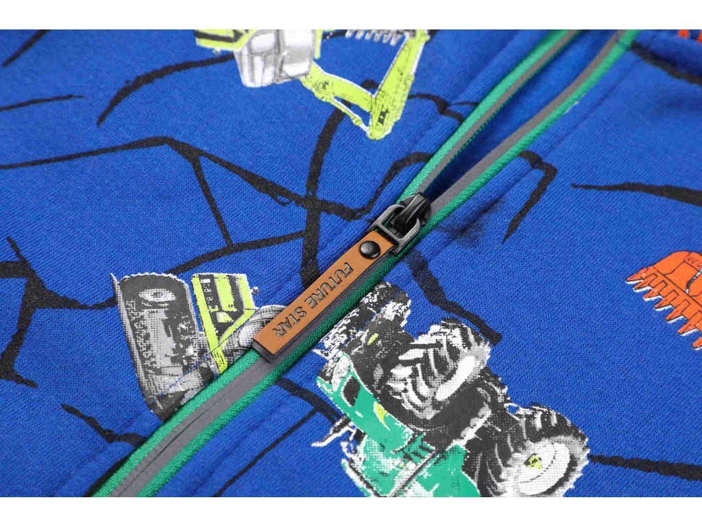 Teplá chlapecká mikina KUGO GM8669, tmavě modrá