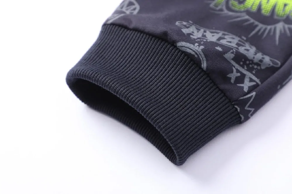 Chlapecké tepláky Kugo FT6021, tm. modré / modrý zip