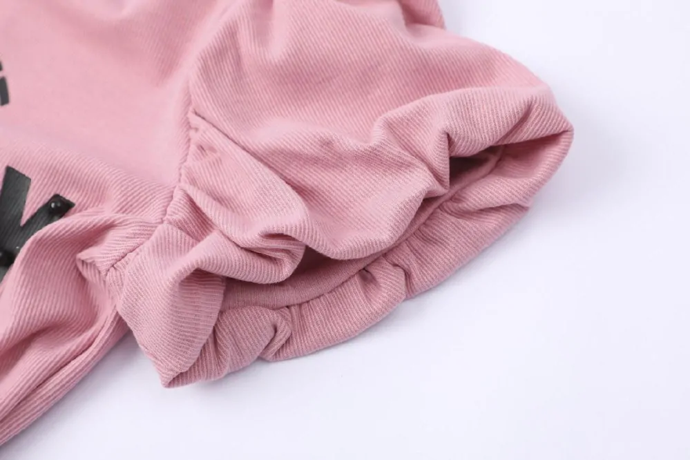 Dívčí šaty Kugo WK0927 starorůžové