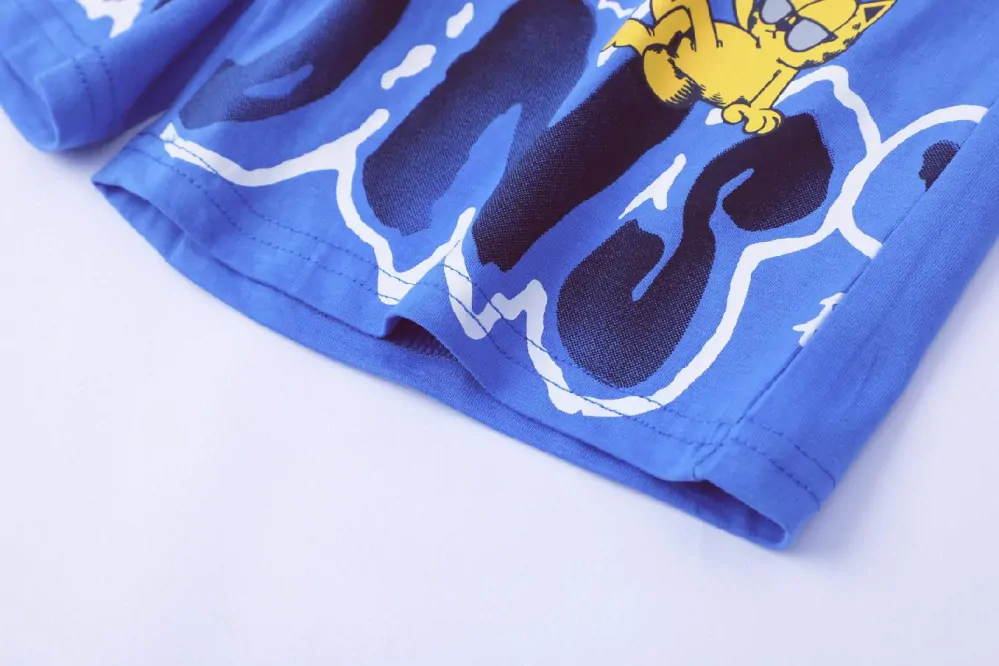 Chlapecké letní pyžamo Kugo WT7315, modré