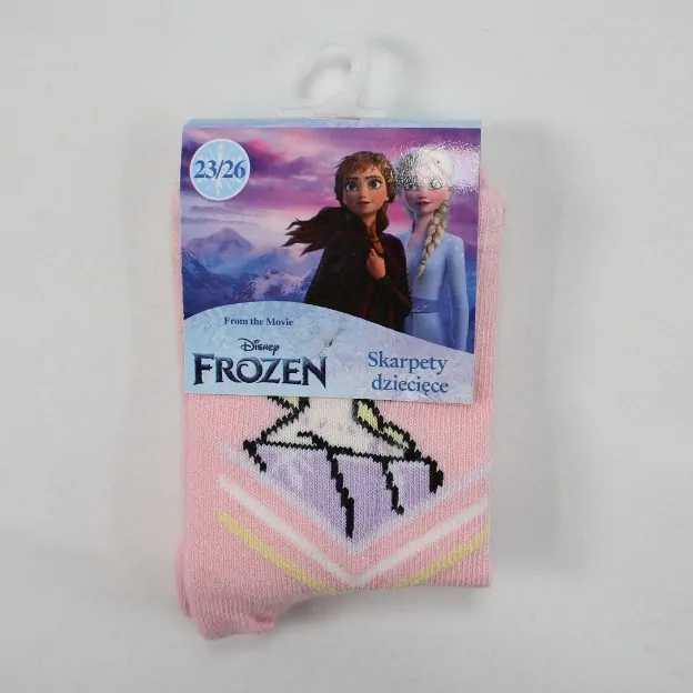 Dívčí ponožky Frozen 52348893 2 páry, šedá / světle růžová