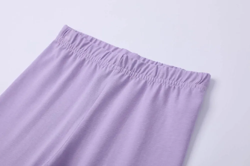 Dívčí 3/4 legíny Kugo FL1201 fialové