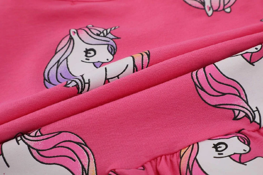 Dívčí šaty dl.r. Kugo HC9358, tmavě růžové