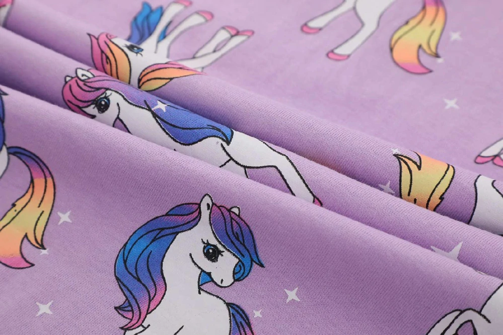 Dívčí noční košile dl.r. Kugo MC5856, fialová