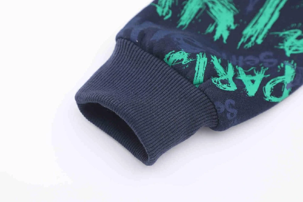 Teplá chlapecká mikina Kugo FM0366 tmavě modrá