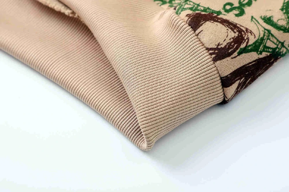 Teplá chlapecká mikina Kugo FM0366 béžová