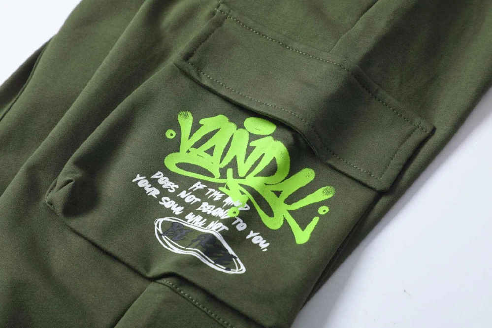 Chlapecké tepláky Kugo MT9833 khaki