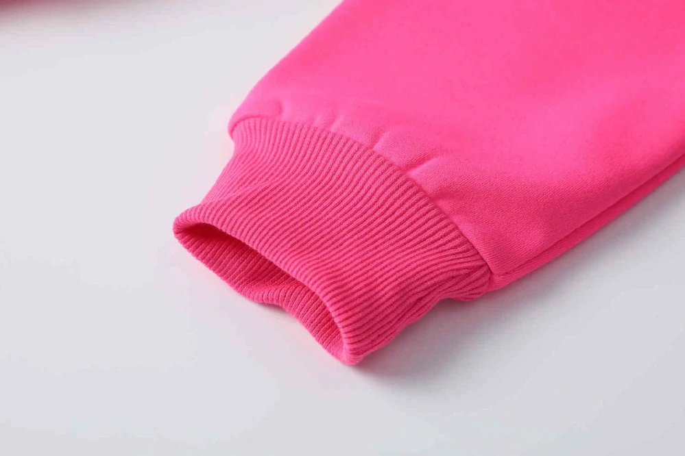 Teplá dívčí mikina Kugo PT2503 světle růžová