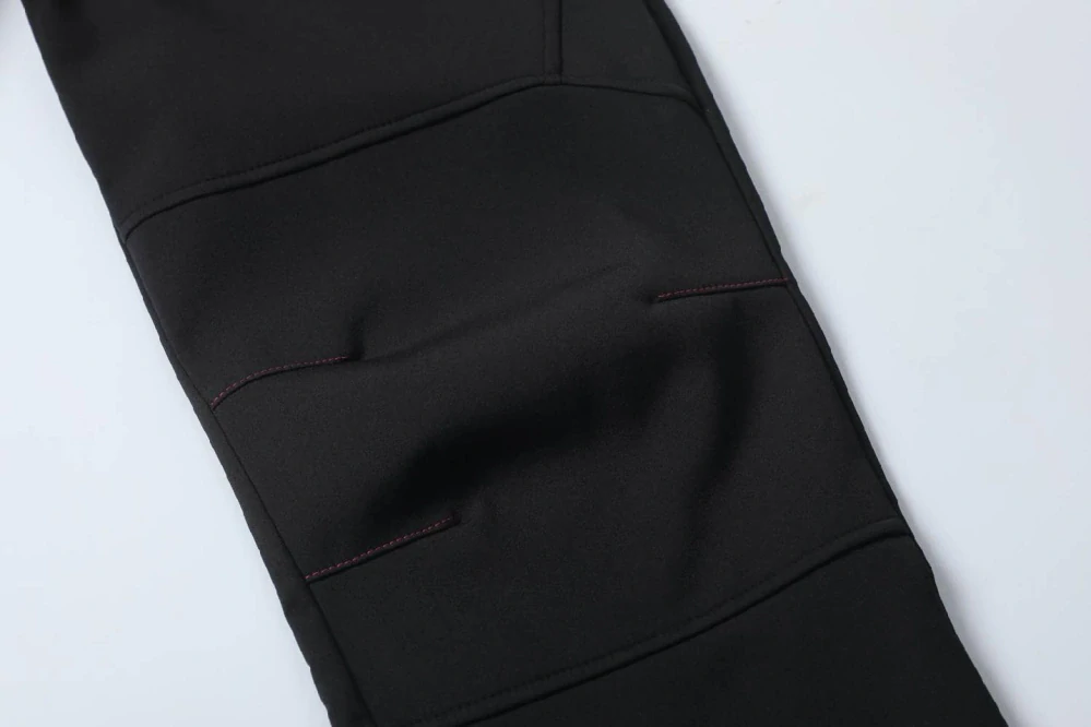 Dívčí sofshellové kalhoty zateplené Kugo HK9787 černá / růžový zip