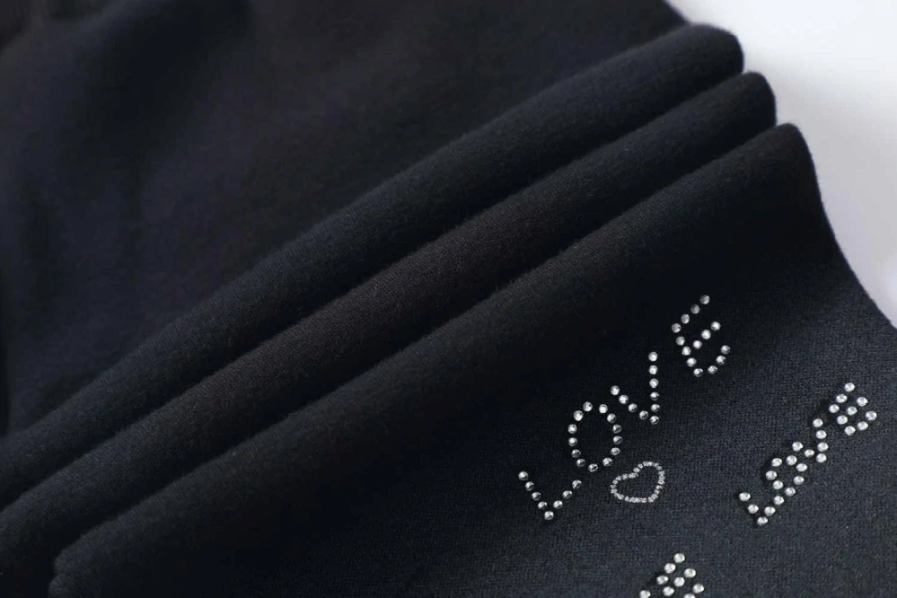 Dívčí zateplené legíny Kugo WL0936 černé