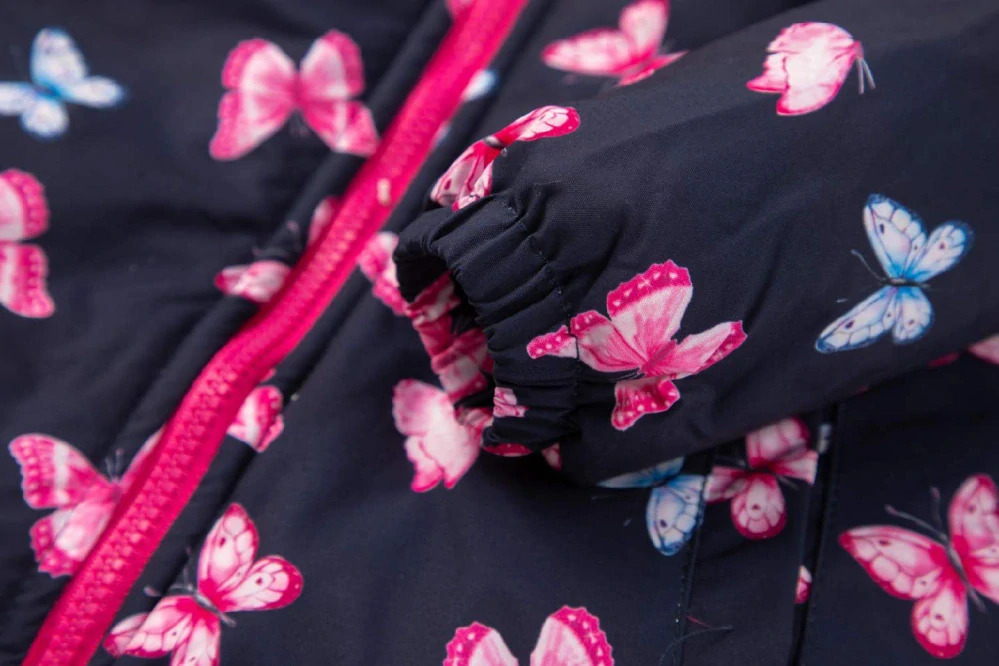 Dívčí zimní bunda Kugo KB2339 tmavě modrá