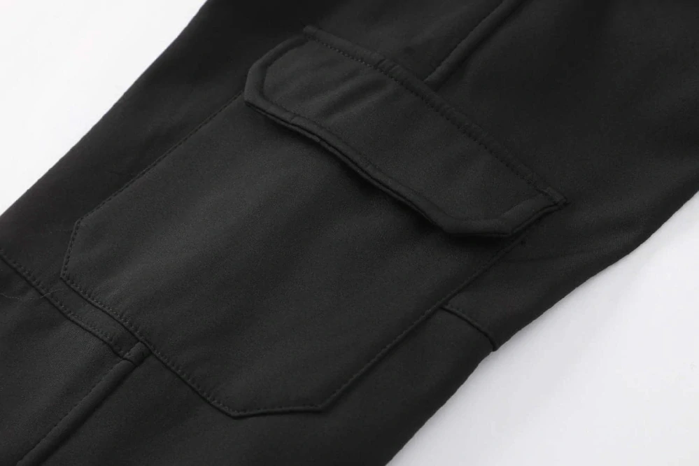 Dětské softshellové kalhoty zateplené Kugo HK5066 černo-šedé