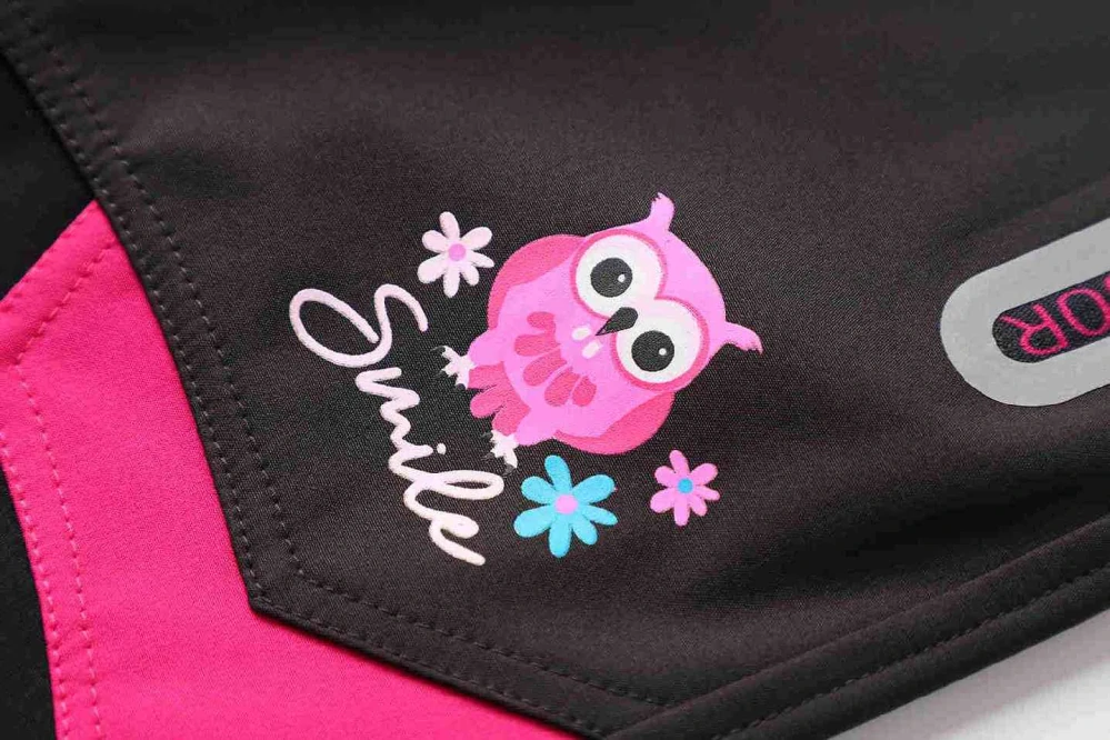 Dívčí softshellové kalhoty nezateplené Kugo HK5302 šedé