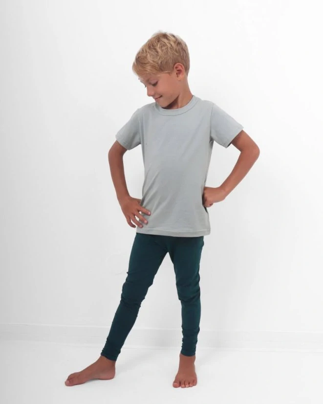 Dětské legíny Jožánek lahvově zelené