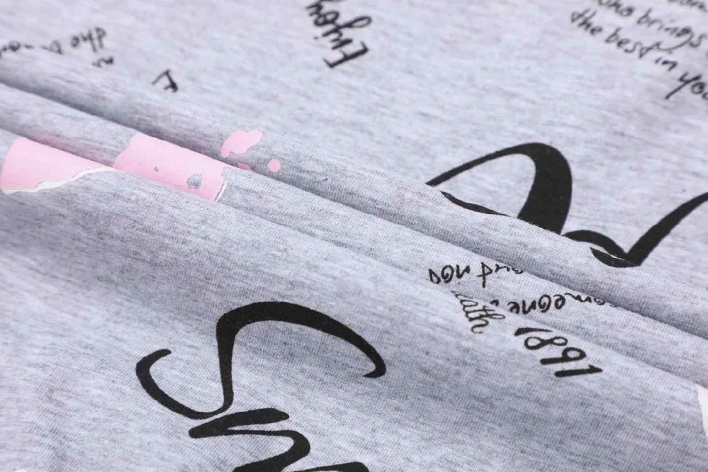 Dívčí šaty krátký rukáv Kugo HS9331 šedé