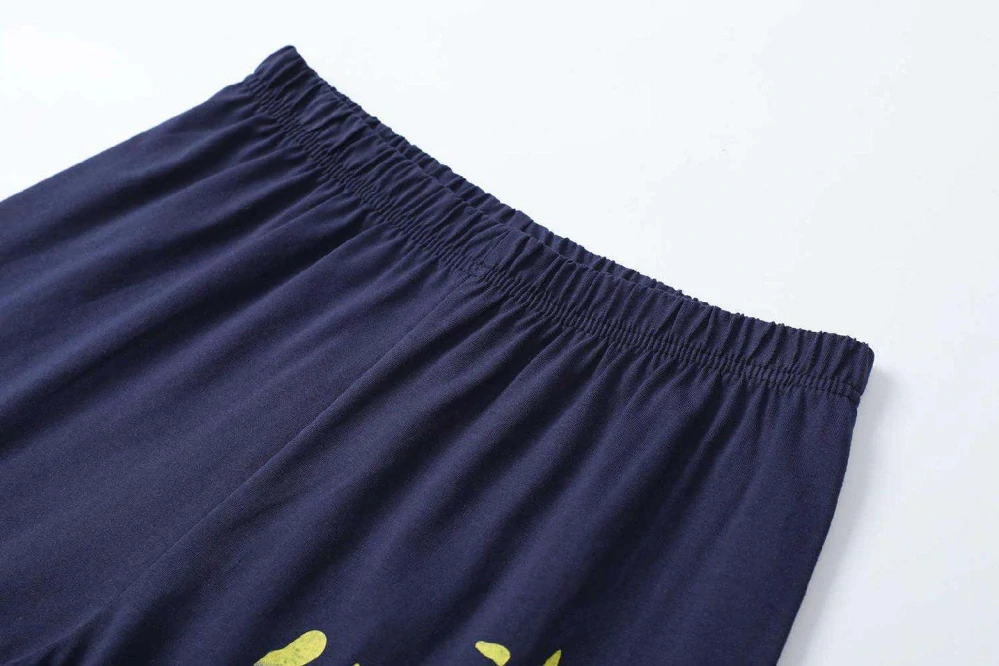 Chlapecké letní pyžamo Kugo MP5885 tmavě modré