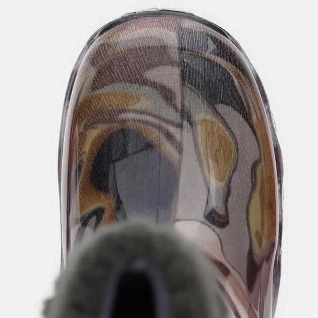 Dětské zateplené holinky Demar Stormer Lux Print N maskáč