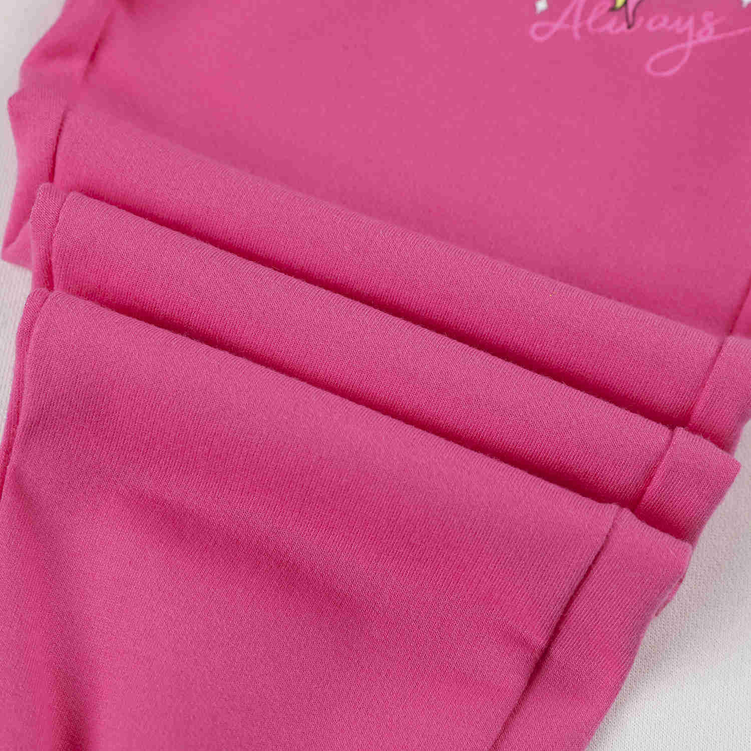 Dívčí tepláky KUGO KK9910 růžové