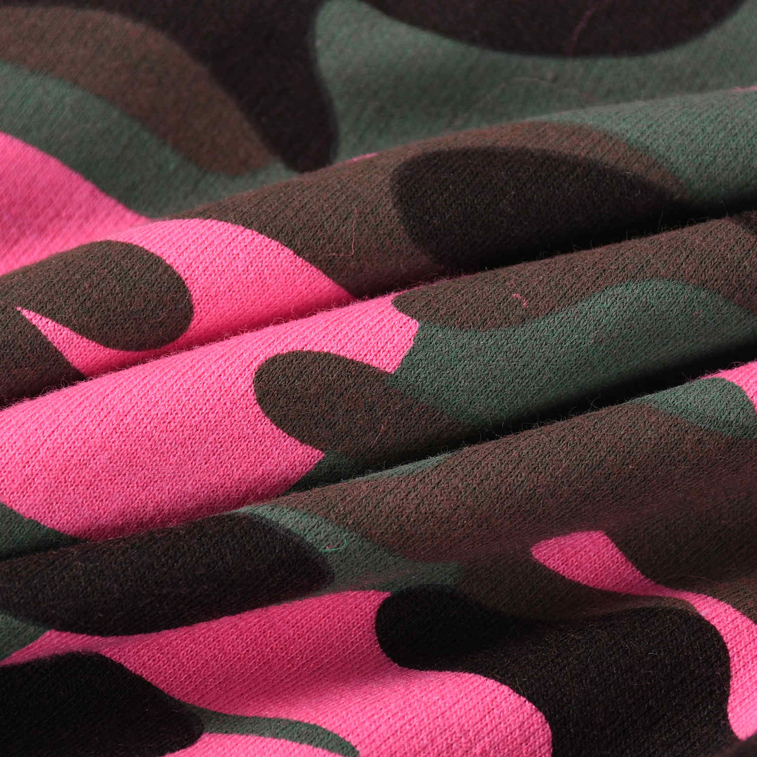 Dívčí maskáčové kraťasy KUGO TM6216, růžový maskáč