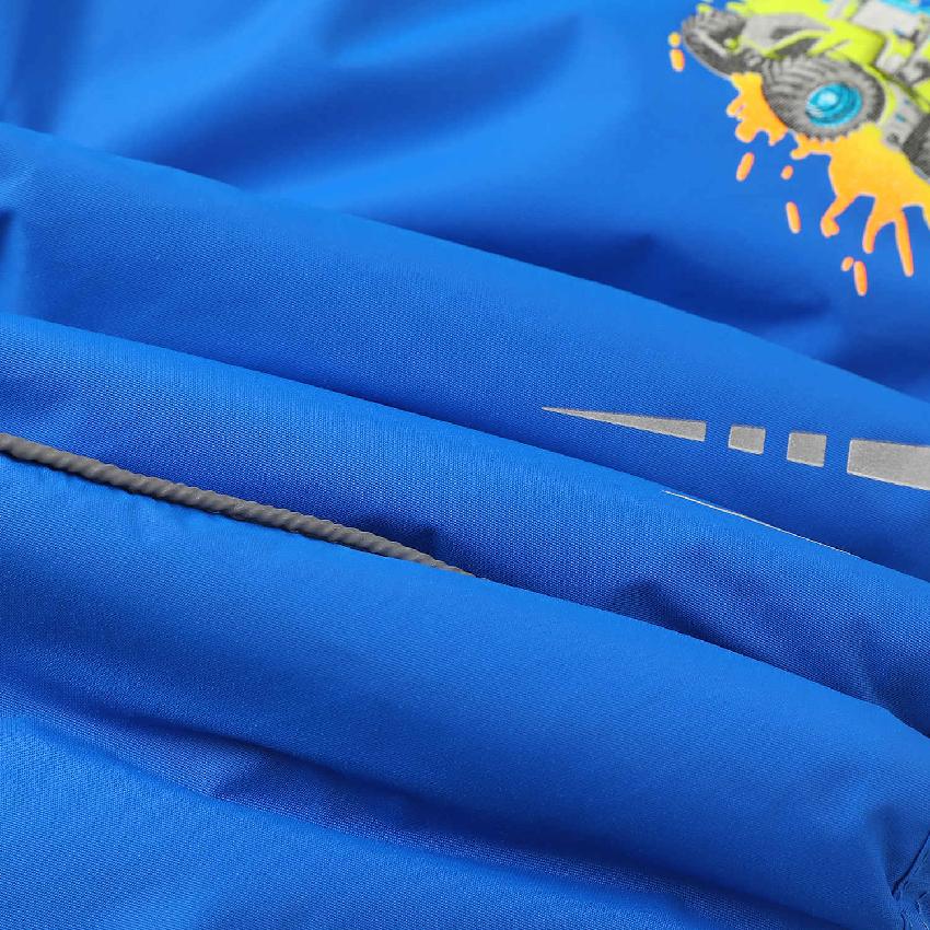 Chlapecké zateplené šusťákové kalhoty KUGO DK7121, černé